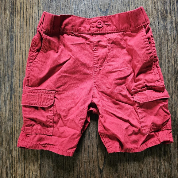 Levi's Red Cargo Shorts Size Boy's 3T - Picture 1 of 4